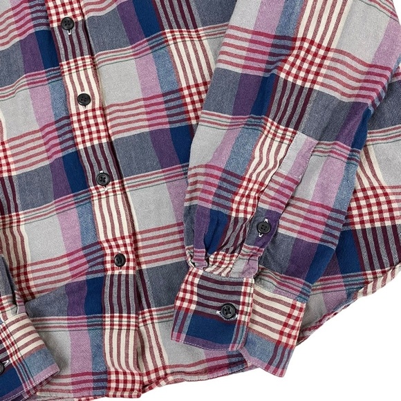 Pendleton Women Seaside Plaid Button Down Shirt Medium - Picture 10 of 12